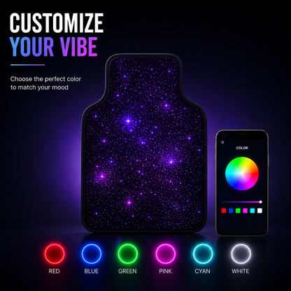 StarMat RGB – LED Car Mat Universal (2pcs)