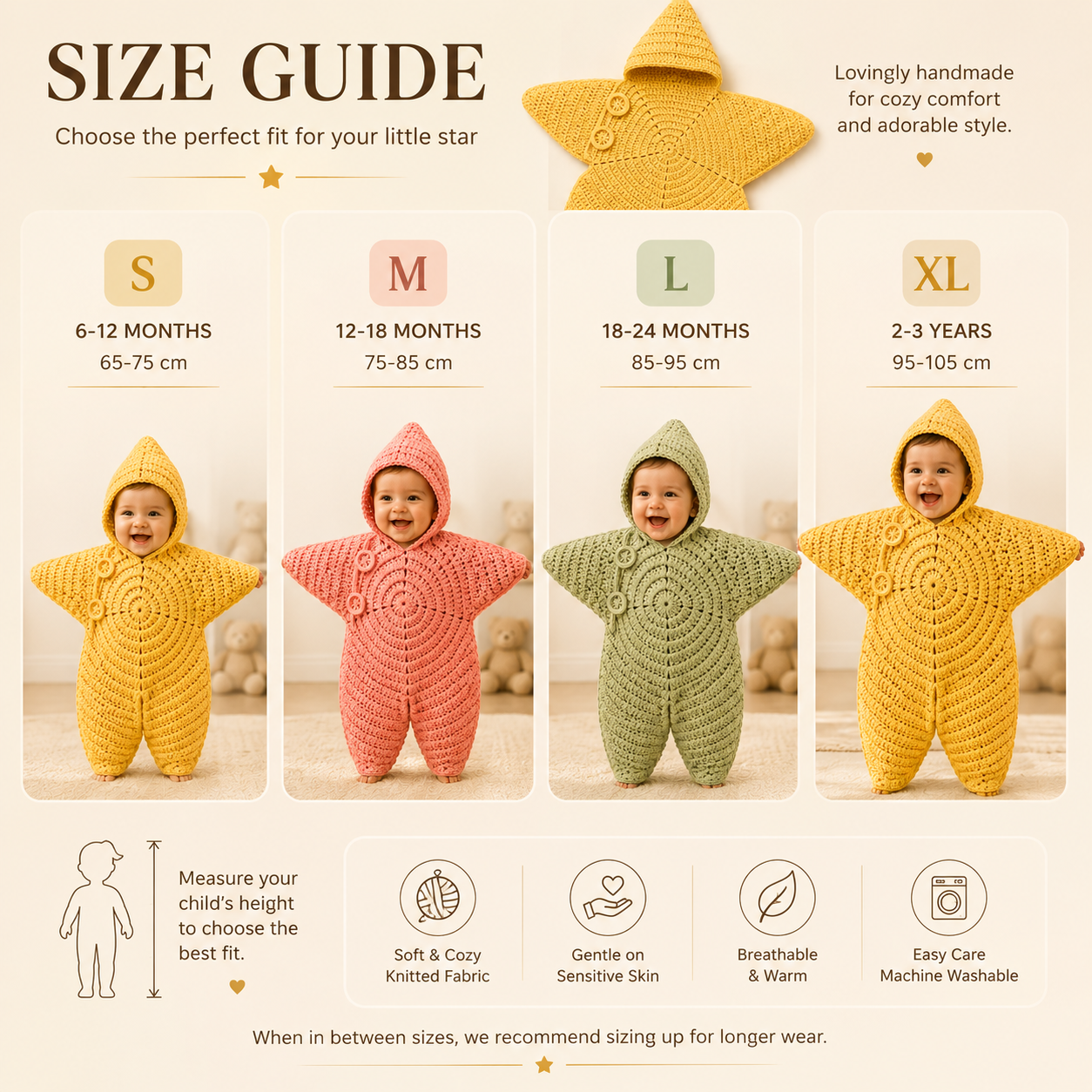 LittleStar – Cozy Knitted Baby Romper