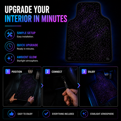 StarMat RGB – LED Car Mat Universal (2pcs)